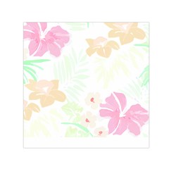 Hawaii T- Shirt Hawaii Flower Creative T- Shirt Square Satin Scarf (30  X 30 ) by maxcute