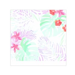 Hawaii T- Shirt Hawaii Flower Garden T- Shirt Square Satin Scarf (30  x 30 )