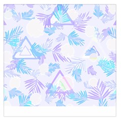 Hawaii T- Shirt Hawaii Love Flowers Trend T- Shirt Square Satin Scarf (36  X 36 ) by maxcute