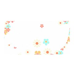 Hello Spring T- Shirt Hello Spring Trendy Easter Daisy Flower Cute Floral Pattern Satin Wrap 35  X 70  by maxcute