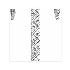 Henna Alphabet T- Shirt Henna Alphabet T Square Satin Scarf (30  X 30 ) by maxcute