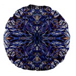 Denim Blend Repeats I Large 18  Premium Round Cushions Front