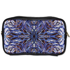 Denim Blend Repeats I Toiletries Bag (one Side) by kaleidomarblingart