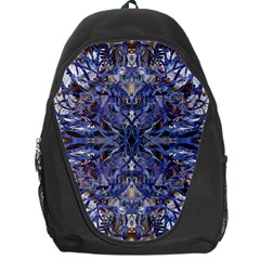 Denim Blend Repeats I Backpack Bag by kaleidomarblingart