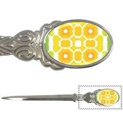 Yellow Seamless Pattern Letter Opener by Ravend