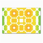 Yellow Seamless Pattern Postcard 4 x 6  (Pkg of 10) Front