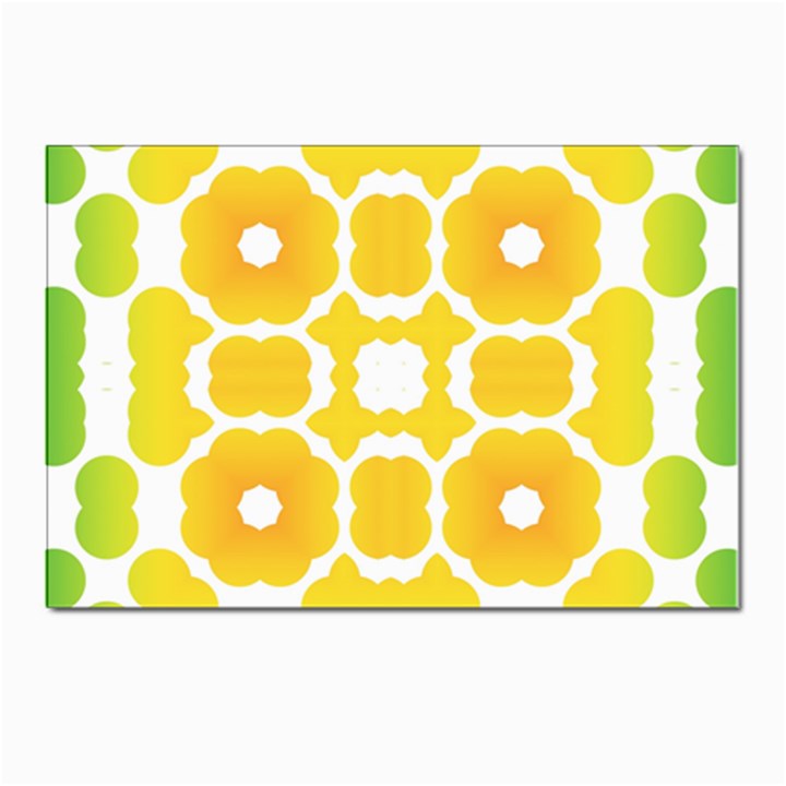 Yellow Seamless Pattern Postcards 5  x 7  (Pkg of 10)