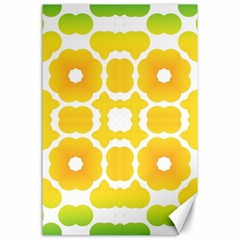 Yellow Seamless Pattern Canvas 24  X 36  by Ravend