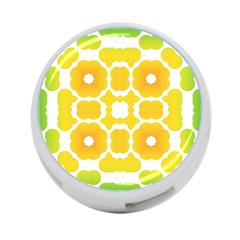 Yellow Seamless Pattern 4-port Usb Hub (two Sides) by Ravend