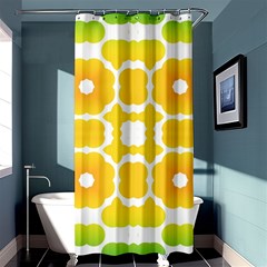 Yellow Seamless Pattern Shower Curtain 36  X 72  (stall)  by Ravend