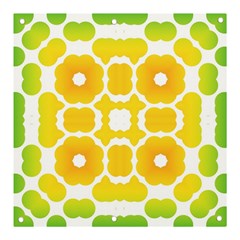 Yellow Seamless Pattern Banner And Sign 3  X 3  by Ravend