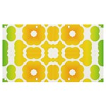 Yellow Seamless Pattern Banner and Sign 7  x 4  Front