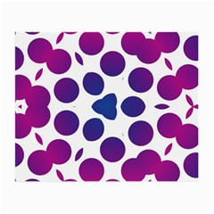 Purple Blue Repeat Pattern Small Glasses Cloth by Ravend