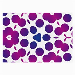 Purple Blue Repeat Pattern Large Glasses Cloth by Ravend