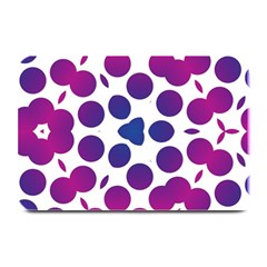 Purple Blue Repeat Pattern Plate Mats by Ravend