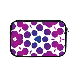 Purple Blue Repeat Pattern Apple Macbook Pro 13  Zipper Case by Ravend