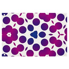 Purple Blue Repeat Pattern Banner And Sign 6  X 4 