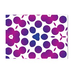 Purple Blue Repeat Pattern Crystal Sticker (a4)