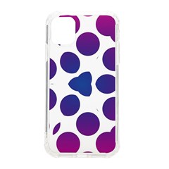 Purple Blue Repeat Pattern Iphone 11 Tpu Uv Print Case by Ravend