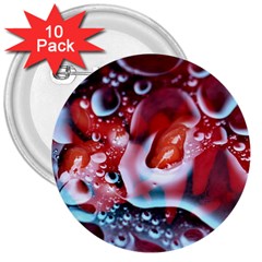 Abstract Art Texture Bubbles 3  Buttons (10 Pack)  by Ravend