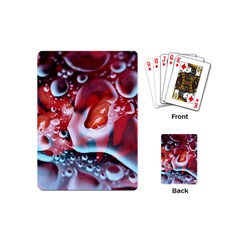 Abstract Art Texture Bubbles Playing Cards Single Design (mini) by Ravend