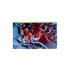 Abstract Art Texture Bubbles Cosmetic Bag (xs) by Ravend