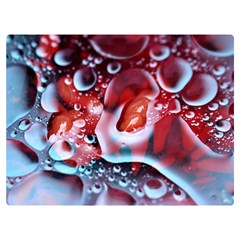 Abstract Art Texture Bubbles One Side Premium Plush Fleece Blanket (extra Small)