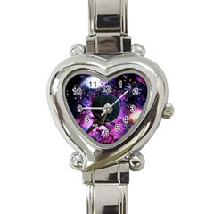 Spaceship Alien Futuristic Heart Italian Charm Watch by Ravend