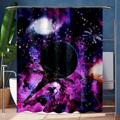 Spaceship Alien Futuristic Shower Curtain 60  X 72  (medium)  by Ravend