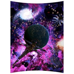 Spaceship Alien Futuristic Back Support Cushion by Ravend