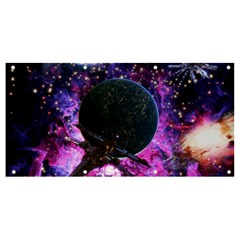 Spaceship Alien Futuristic Banner And Sign 8  X 4 