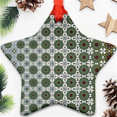 Pattern Background Abstract Star Ornament (two Sides)