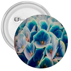 Hydrangeas-blossom-bloom-blue 3  Buttons by Ravend