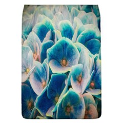 Hydrangeas-blossom-bloom-blue Removable Flap Cover (l) by Ravend