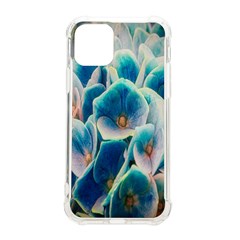 Hydrangeas-blossom-bloom-blue Iphone 11 Pro 5 8 Inch Tpu Uv Print Case by Ravend