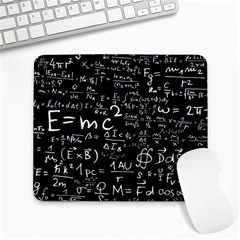 E=mc2 Text Science Albert Einstein Formula Mathematics Physics Large Mousepad by Jancukart