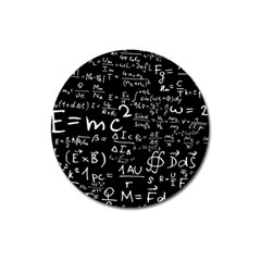 E=mc2 Text Science Albert Einstein Formula Mathematics Physics Magnet 3  (round) by Jancukart