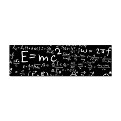 E=mc2 Text Science Albert Einstein Formula Mathematics Physics Sticker Bumper (10 Pack)