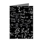 E=mc2 Text Science Albert Einstein Formula Mathematics Physics Mini Greeting Card Left