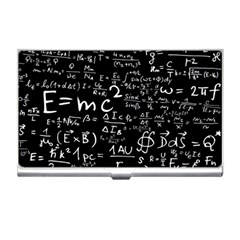 E=mc2 Text Science Albert Einstein Formula Mathematics Physics Business Card Holder by Jancukart