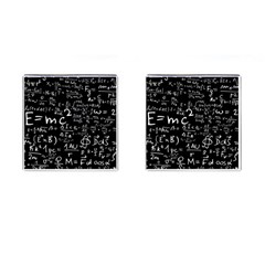 E=mc2 Text Science Albert Einstein Formula Mathematics Physics Cufflinks (square)