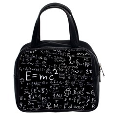 E=mc2 Text Science Albert Einstein Formula Mathematics Physics Classic Handbag (two Sides)