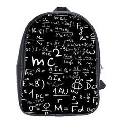 E=mc2 Text Science Albert Einstein Formula Mathematics Physics School Bag (large)