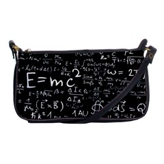 E=mc2 Text Science Albert Einstein Formula Mathematics Physics Shoulder Clutch Bag