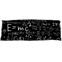 E=mc2 Text Science Albert Einstein Formula Mathematics Physics Body Pillow Case Dakimakura (two Sides)