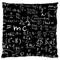 E=mc2 Text Science Albert Einstein Formula Mathematics Physics Large Cushion Case (one Side)