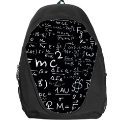 E=mc2 Text Science Albert Einstein Formula Mathematics Physics Backpack Bag by Jancukart