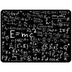 E=mc2 Text Science Albert Einstein Formula Mathematics Physics Fleece Blanket (large) by Jancukart