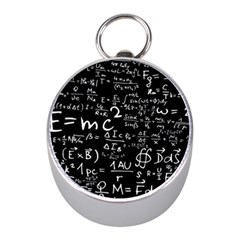 E=mc2 Text Science Albert Einstein Formula Mathematics Physics Mini Silver Compasses