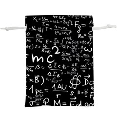 E=mc2 Text Science Albert Einstein Formula Mathematics Physics Lightweight Drawstring Pouch (xl) by Jancukart